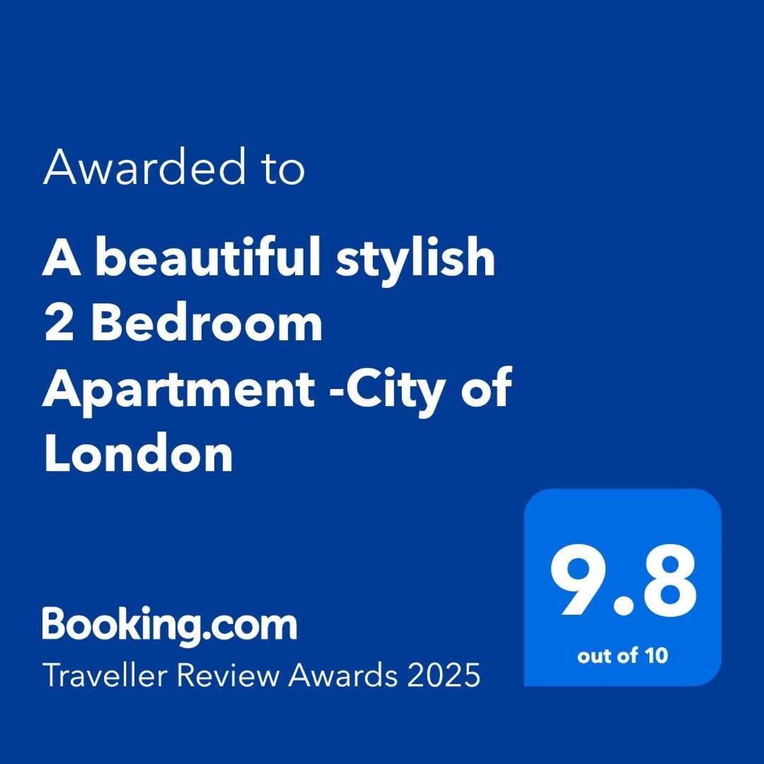 A Beautiful Stylish 2 Bedroom Apartment -City Of 런던 외부 사진
